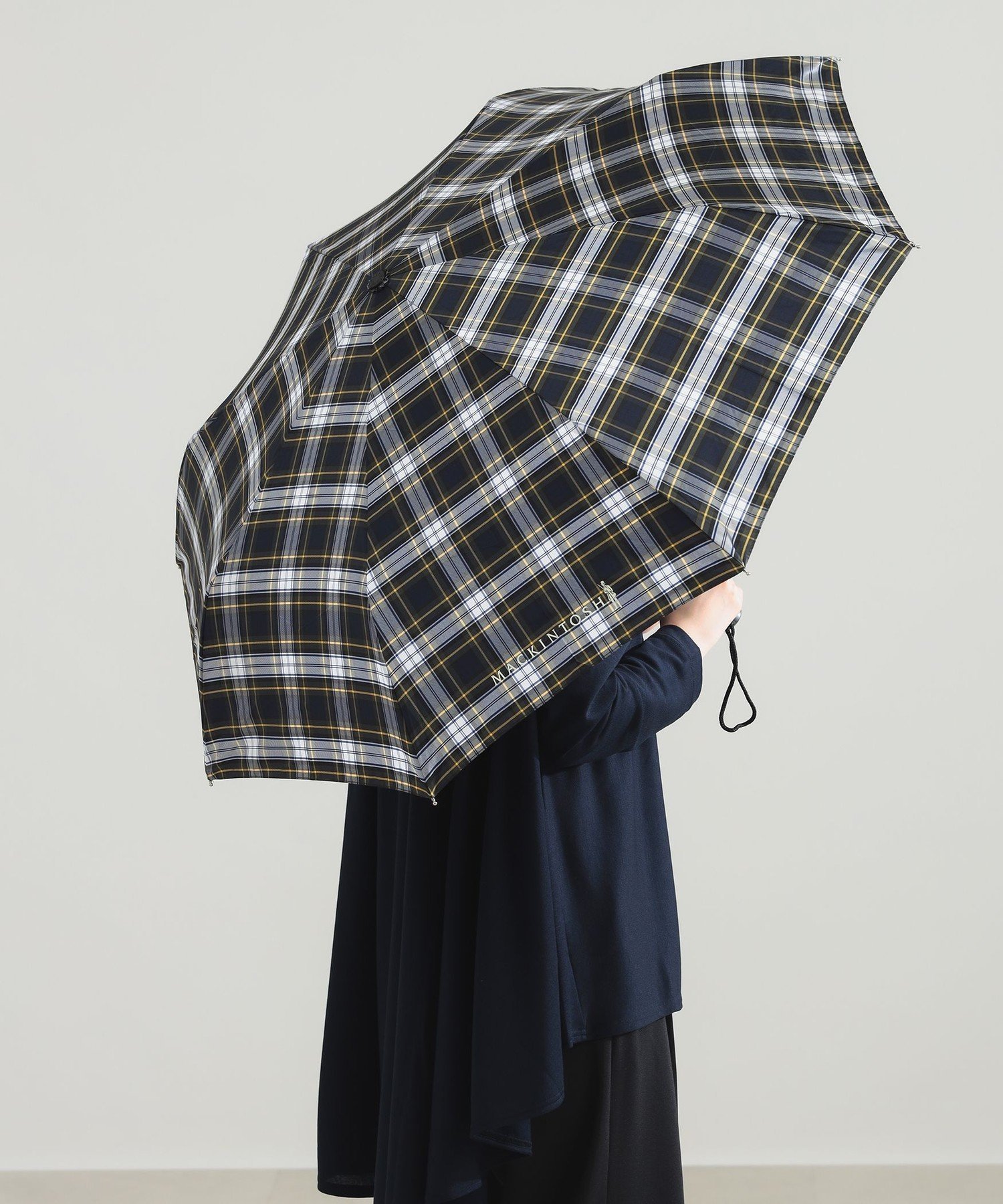 Demi-Luxe BEAMS MACKINTOSH / AYR チェック 折り畳み傘 デミルクス ビームス ファッション雑貨 傘・長傘【送料無料】