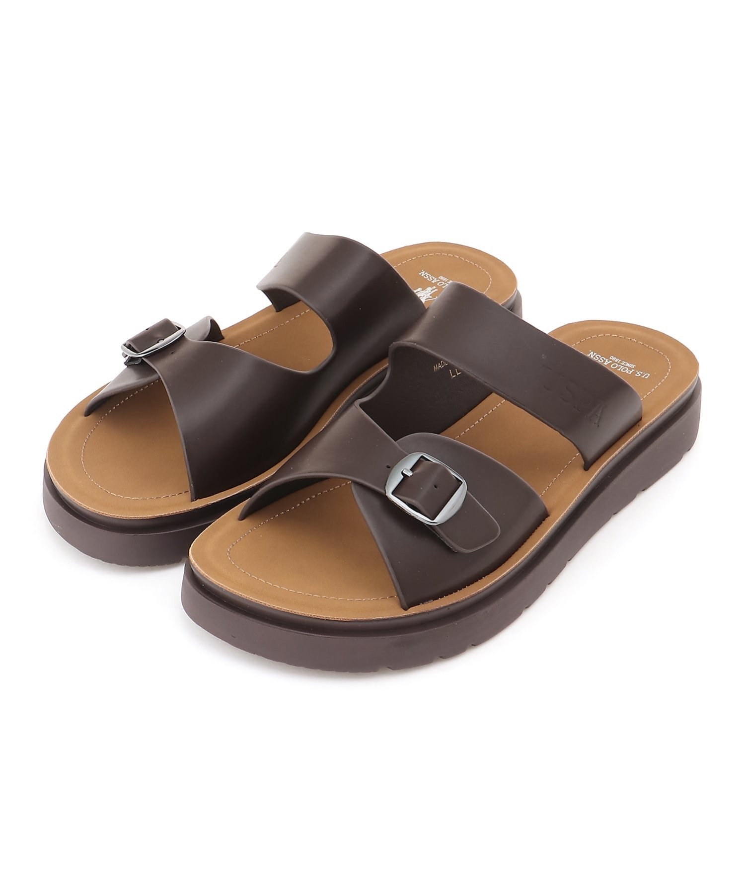 U.S. POLO ASSN. U.S. POLO ASSN./(M)カジュアル サンダル PLM00960 ジーンズメイト シューズ・靴 サンダル ブラック ブラウン ベージュ【送料無料】