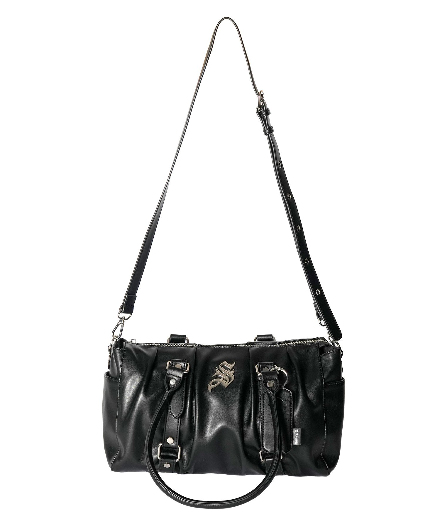 Subciety Gathered boston bag サブサエティ バッグ ショルダーバッグ ブラック