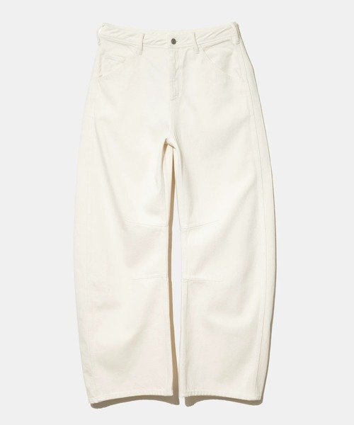 GSC MENS SELECT Universal Style Wear/ユニバーサルスタイルウェア Curve painter pants (MENS) ゴースローキャラバン パンツ その他のパンツ ブルー ホワイト