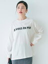 【SALE/33%OFF】coca コットンビッグシルエットロゴTシャツ コカ トップス カットソー・Tシャツ グレー ブラック ホワイト