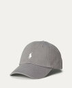 POLO RALPH LAUREN コットン チノ ベースボール キャップ ラルフローレン 帽子 キャップ グレー【送料無料】