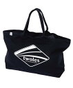 【SALE/20%OFF】twoles ロゴトートバッグ トゥレス バッグ トートバッグ ブラック【送料無料】