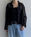 【SALE/20%OFF】LBC with Life 総レースシャツジャケット エルビーシー ジャケット・アウター ブルゾン・ジャンパー ブラック ホワイト【送料無料】