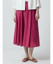 Aquascutum WOMEN シアータンブラー フレアスカート アクアスキュータム スカート その他のスカート ホワイト ネイビー ピンク【送料無料】