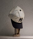 M TO R 【AMERICAN NEEDLE】 LA/NY LOGO BASEBALL CAP アダムエロペ 帽子 キャップ ベージュ ブラック ホワイト【送...