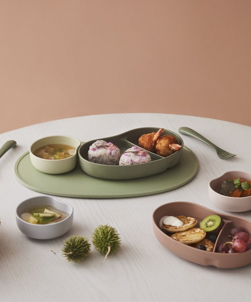 BACKYARD FAMILY SUCSUC ギフトセット7点セット ローラ マタニティウェア・ベビー用品 離乳食・お食事グッズ ピンク グリーン