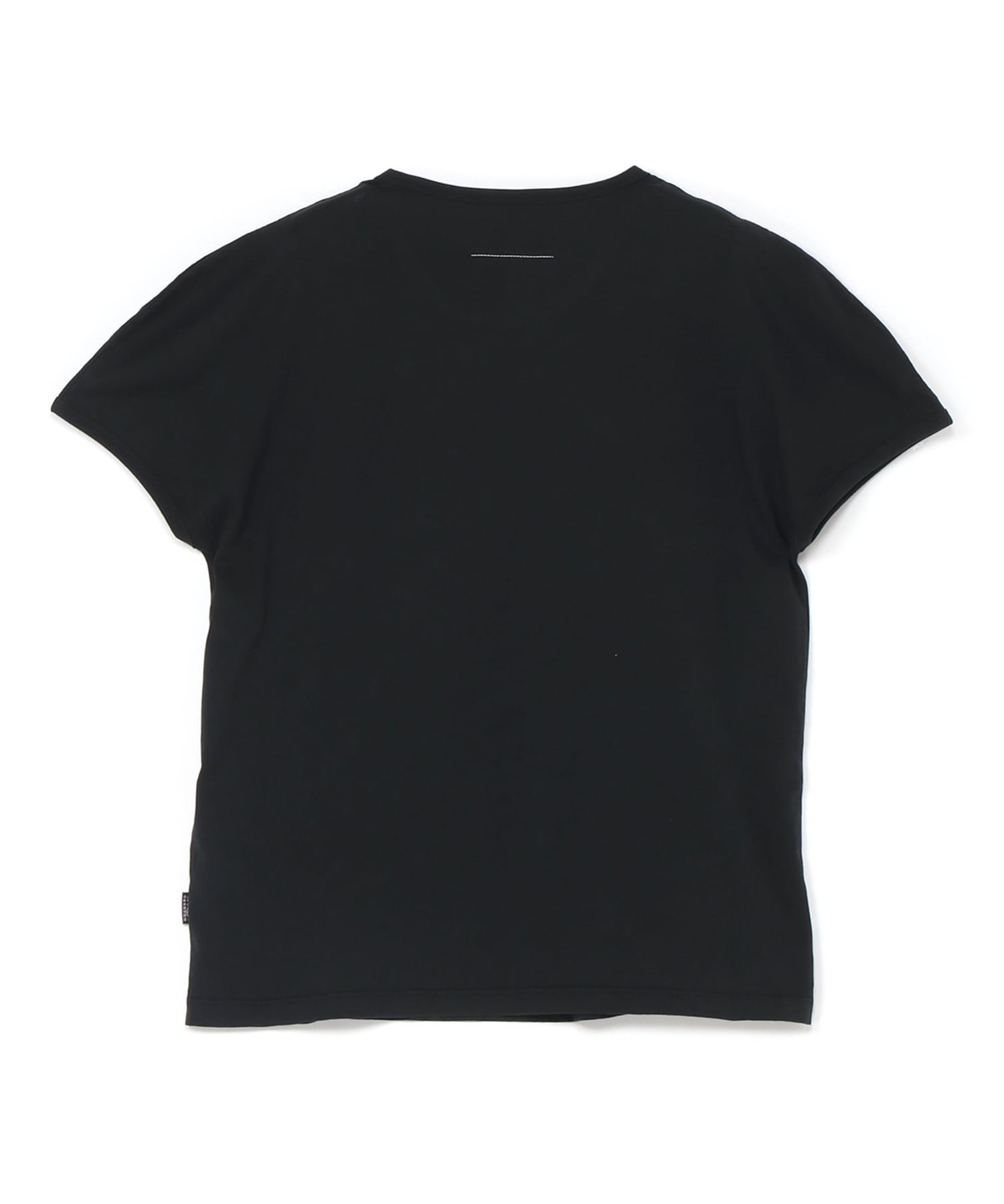 MM6 Maison Margiela コットン ロゴTシャツ エムエムシックス トップス カットソー・Tシャツ ブラック ホワイト【送料無料】