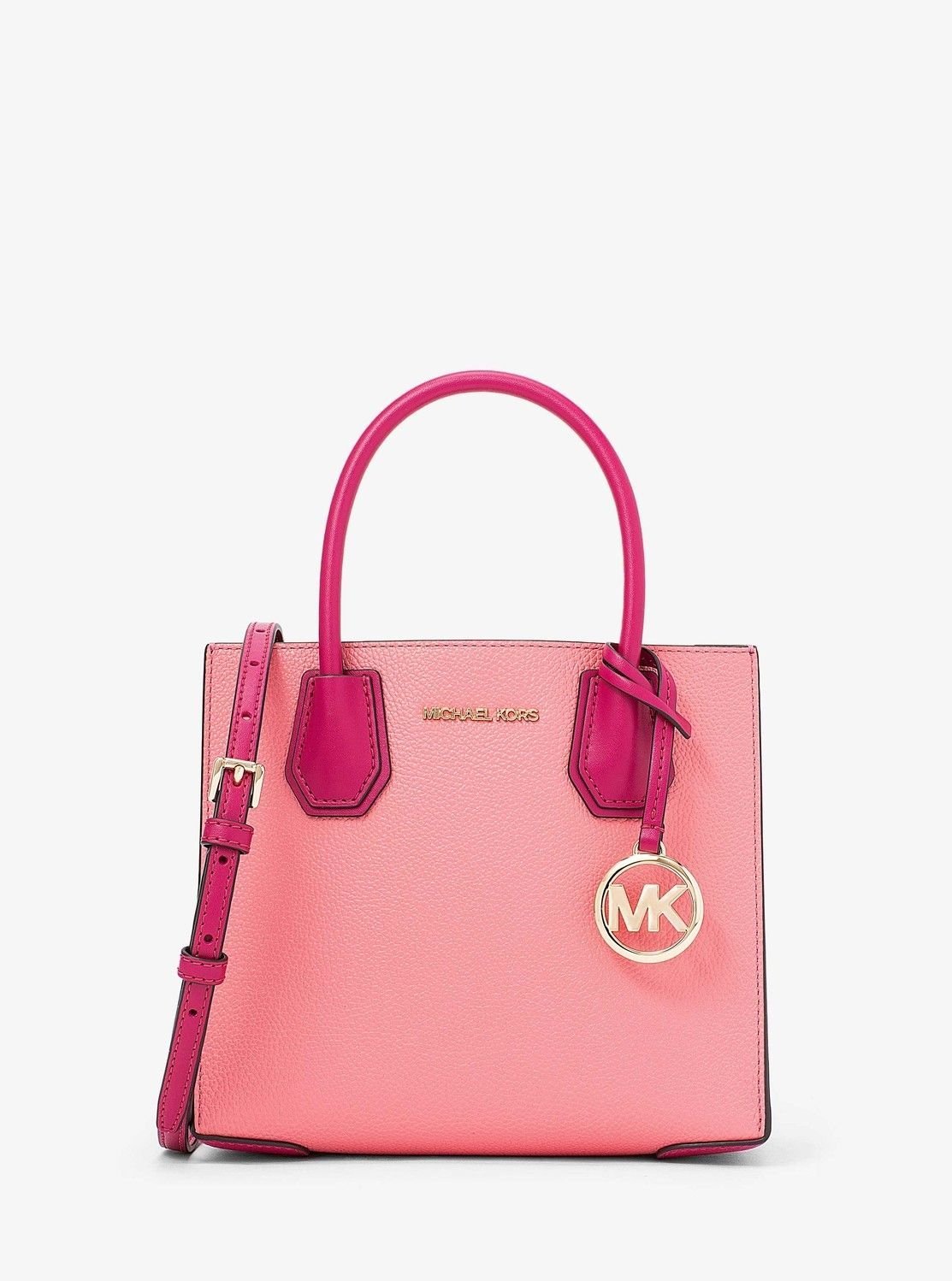 【SALE／84 OFF】MICHAEL KORS MERCER ショッパートート クロスボディ ミディアム マイケルコース マイケル コース バッグ ショルダーバッグ ピンク【送料無料】