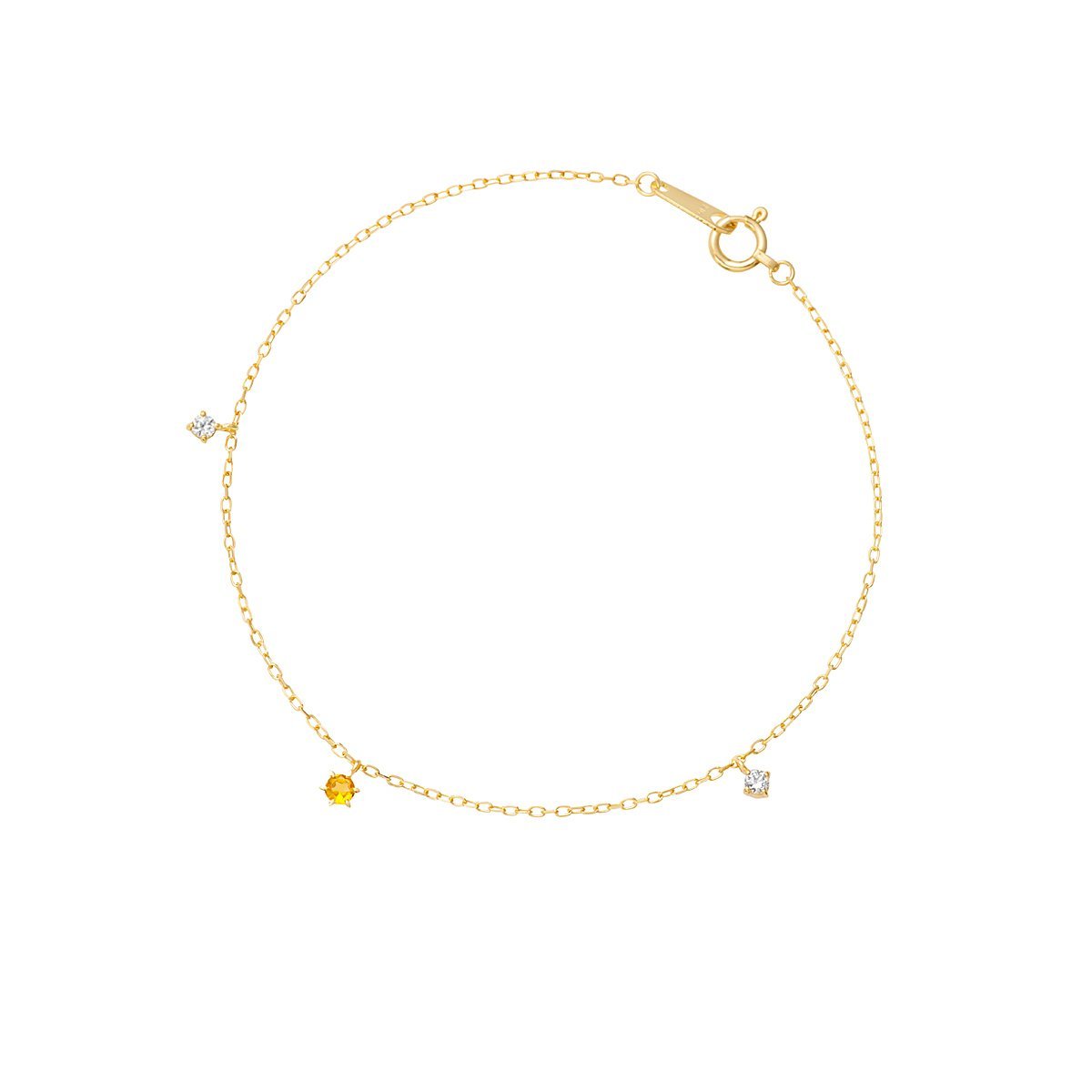 Canal 4℃ 【11月誕生石】K10イエローゴールド ブレスレット カナルヨンドシー アクセサリー・腕時計 ブレスレット・バングル イエロー【送料無料】