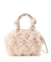 【SALE/40%OFF】ESPERANZA シアリングフェイクファーバッグ エスペランサ バッグ ハンドバッグ ピンク グリーン【送料無料】