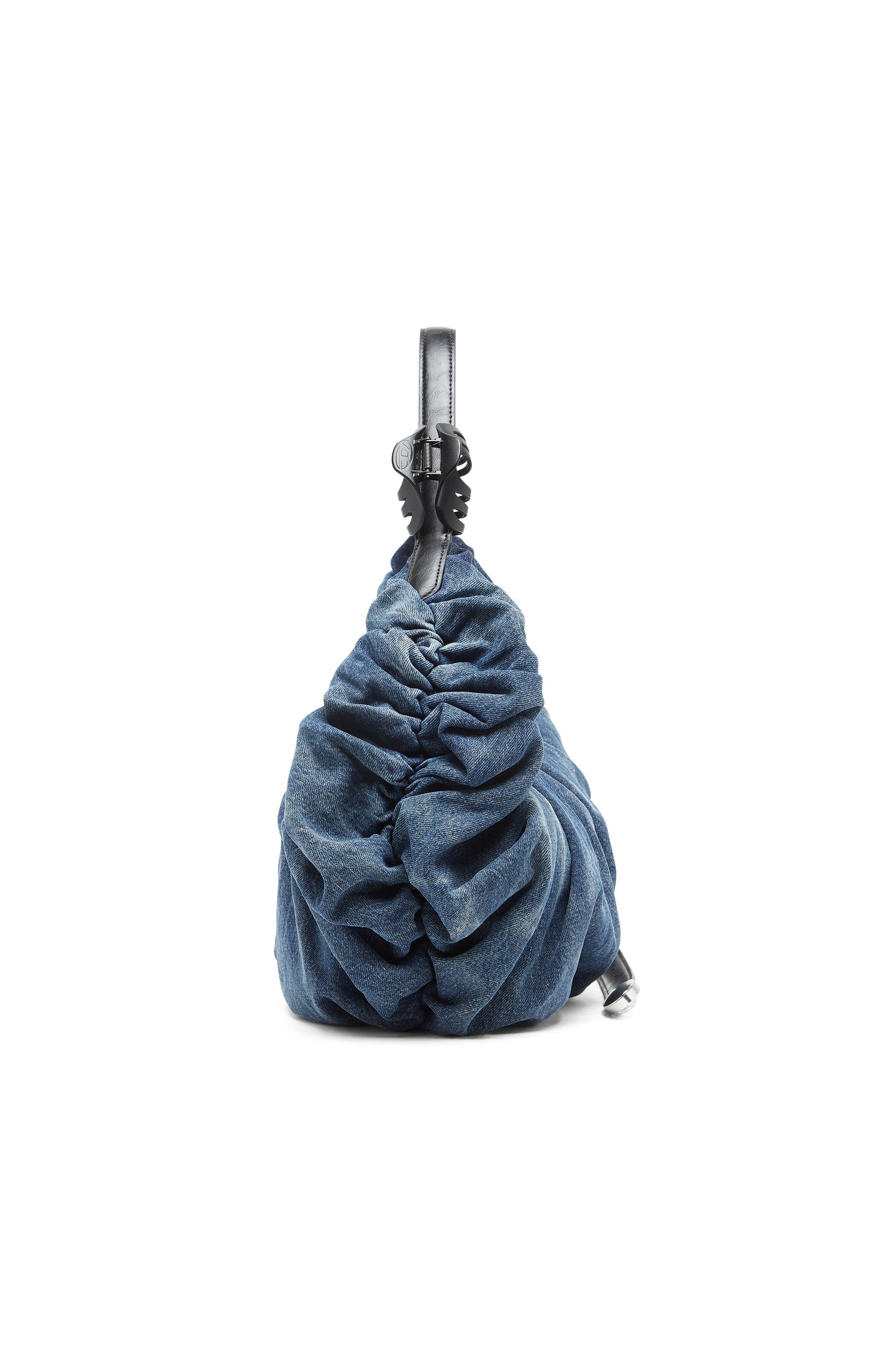 ウィメンズ ホーボーバッグ L GRAB-D HOBO L ディーゼル バッグ ショルダーバッグ ブルー