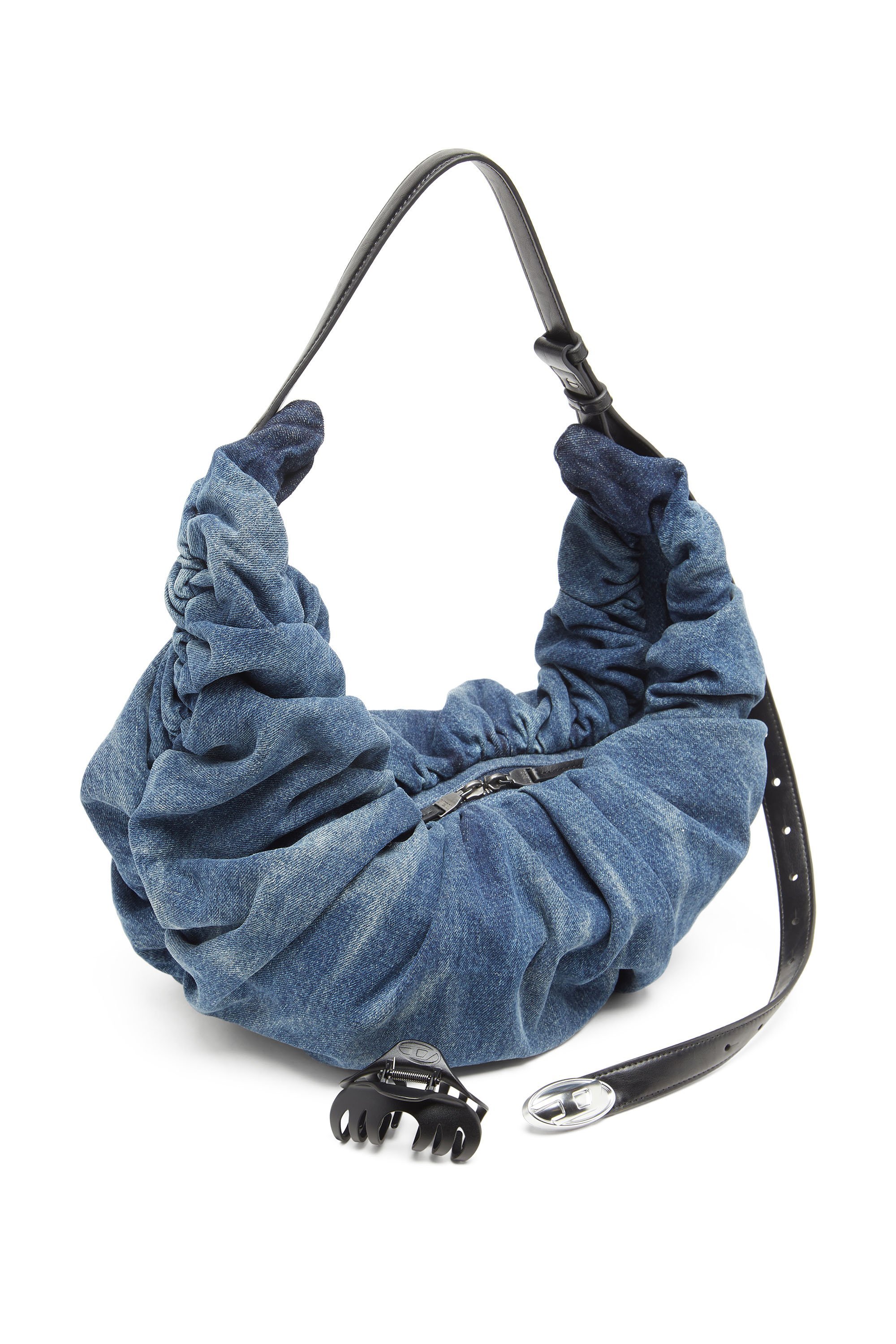 ウィメンズ ホーボーバッグ L GRAB-D HOBO L ディーゼル バッグ ショルダーバッグ ブルー