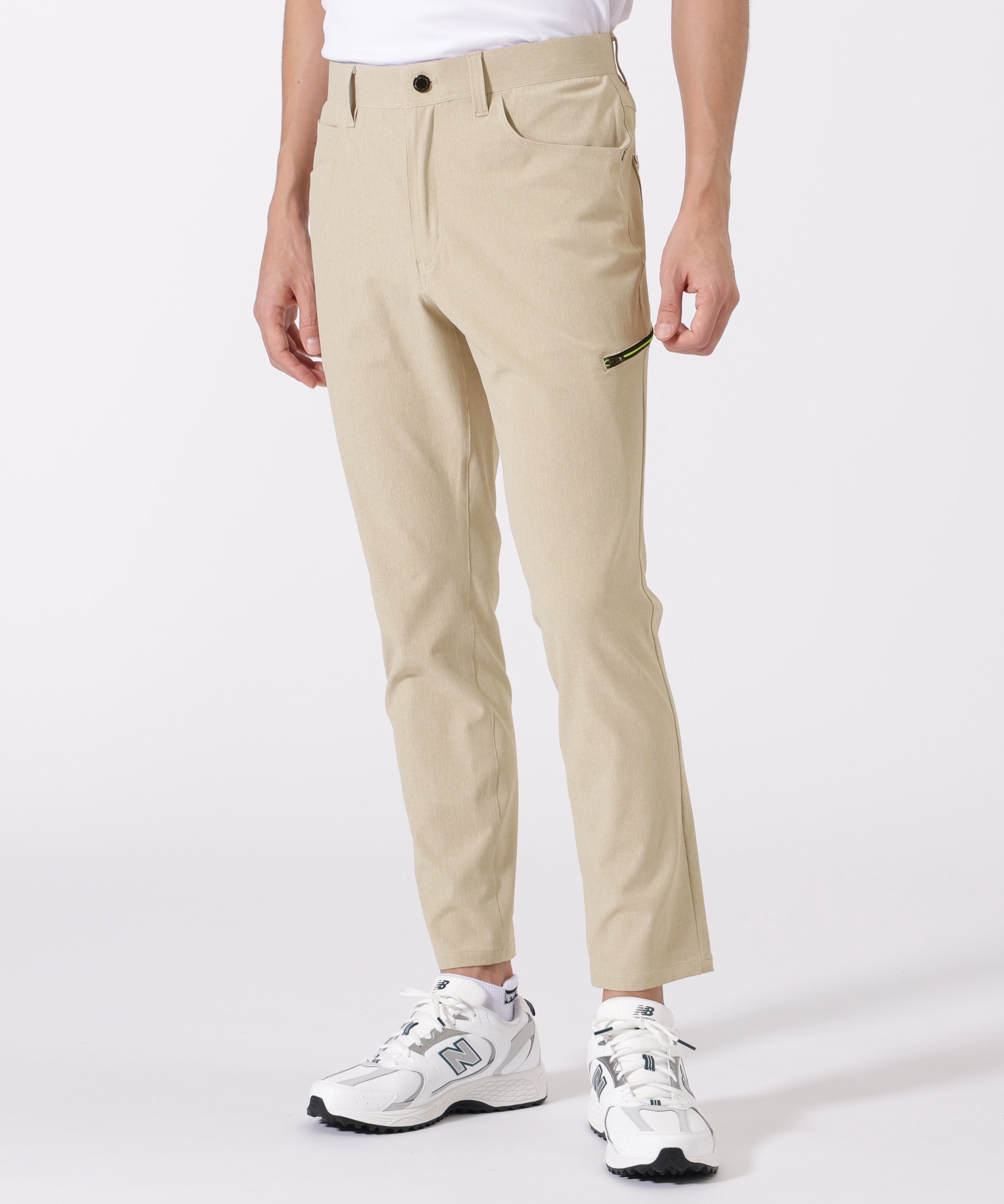 Golf 4WAYストレッチ 撥水 UV テーパード ロングパンツ (MENS) ニューバランスゴルフ パンツ その他のパンツ ベージュ ブラック ホワイト