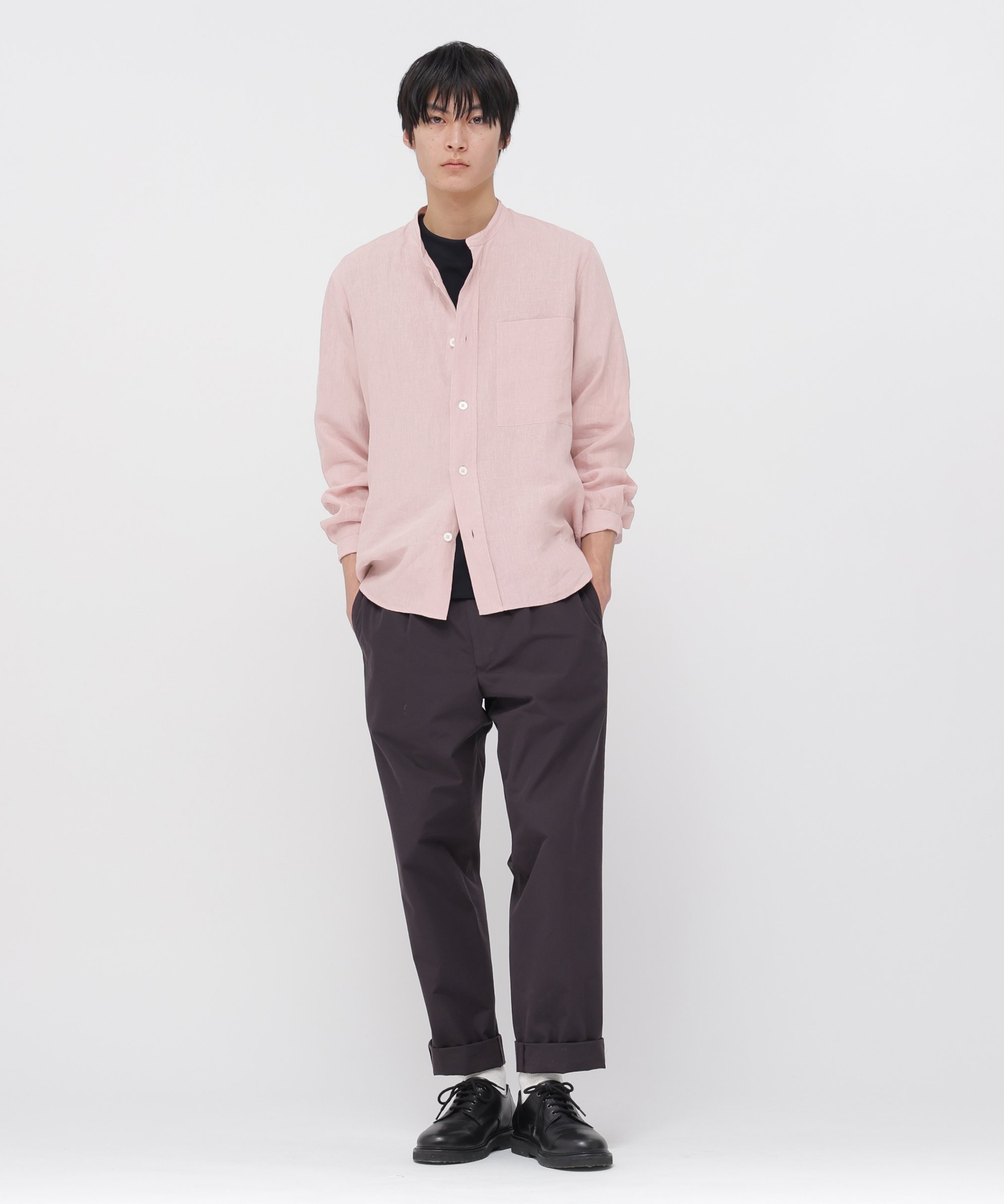 MARGARET HOWELL SHIRTING LINEN SHIRT マーガレット・ハウエル トップス シャツ・ブラウス ピンク