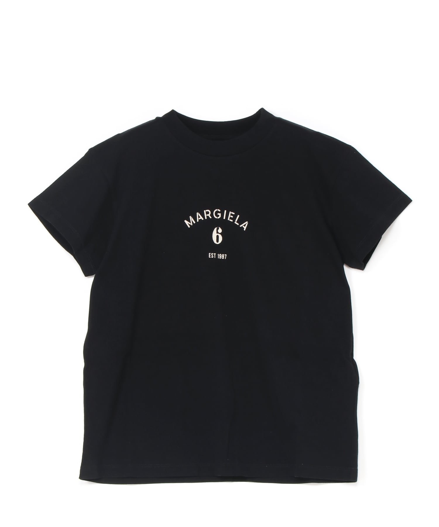 MM6 Maison Margiela コットンTシャツ エムエムシックス トップス カットソー・Tシャツ ホワイト ブラック【送料無料】