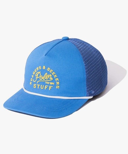GSC GOODS & SHOES SELECT POLeR/ポーラーCLASSIC TRACKER CAP ゴースローキャラバン 帽子 キャップ ブルー【送料無料】