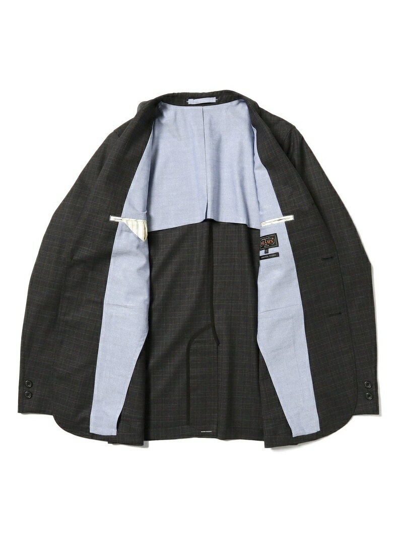 Wool Check Sport Coat 11-16-1665-887: Charcoal