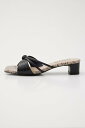 【SALE/19%OFF】STACCATO ナイルパイソンローヒールミュール スタッカート シューズ・靴 サンダル ブルー ブラック【送料無料】