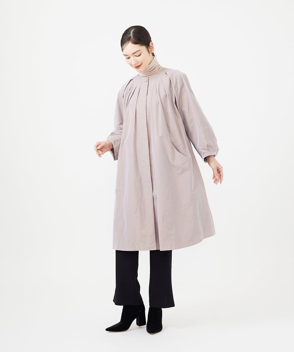Sybilla シルキータフタノーカラーコート シビラ ジャケット・アウター その他のジャケット・アウター ピンク ベージュ【送料無料】