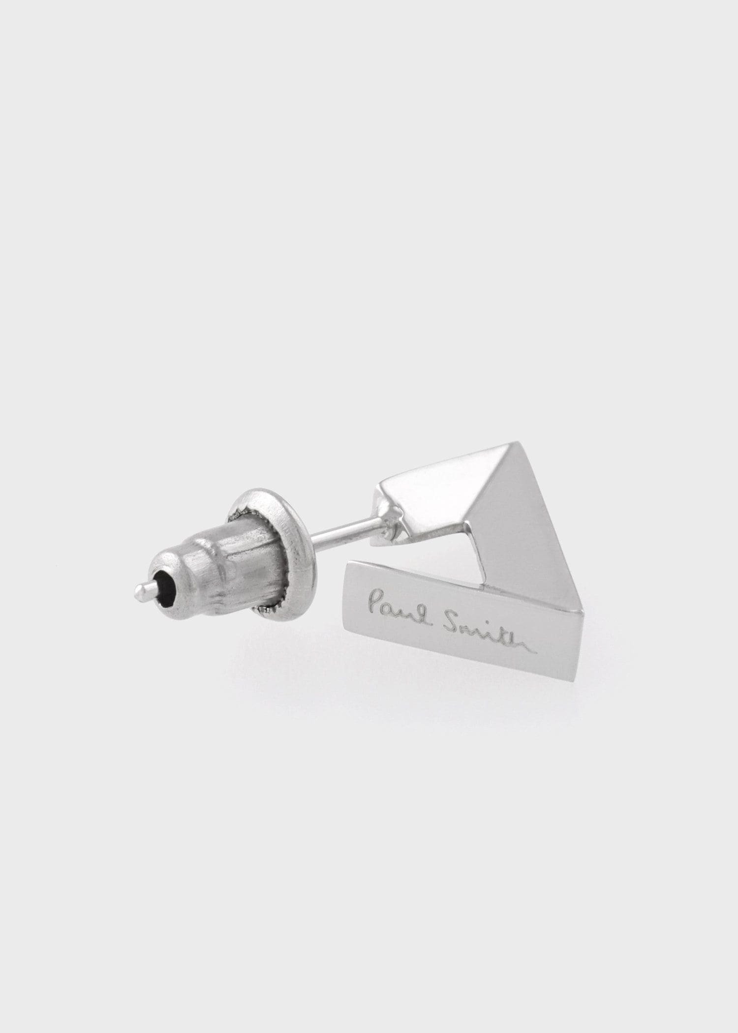 Paul Smith "Triangle Shape" シングルピアス ポール・スミス アクセサリー・腕時計 その他のアクセサリー・腕時計 シルバー【送料無料】