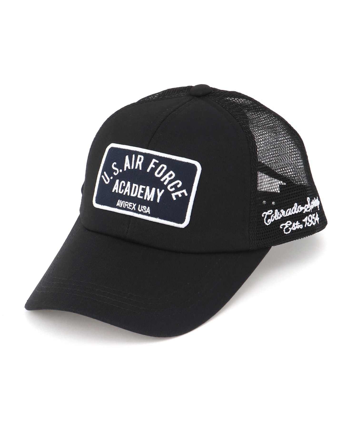 F.S.B/(U)AIRFORCE LOGO MESH CAP エフエスビー 帽子 キャップ ネイビー ブラック ブルー カーキグリーン