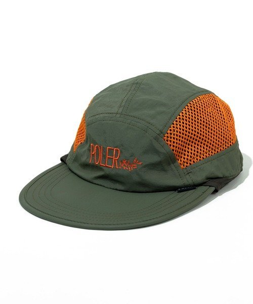 GSC GOODS & SHOES SELECT POLeR/ポーラーLONG BILL FLOPPY SUNGUARD CAP ゴースローキャラバン 帽子 キャップ グリーン【送料無料】
