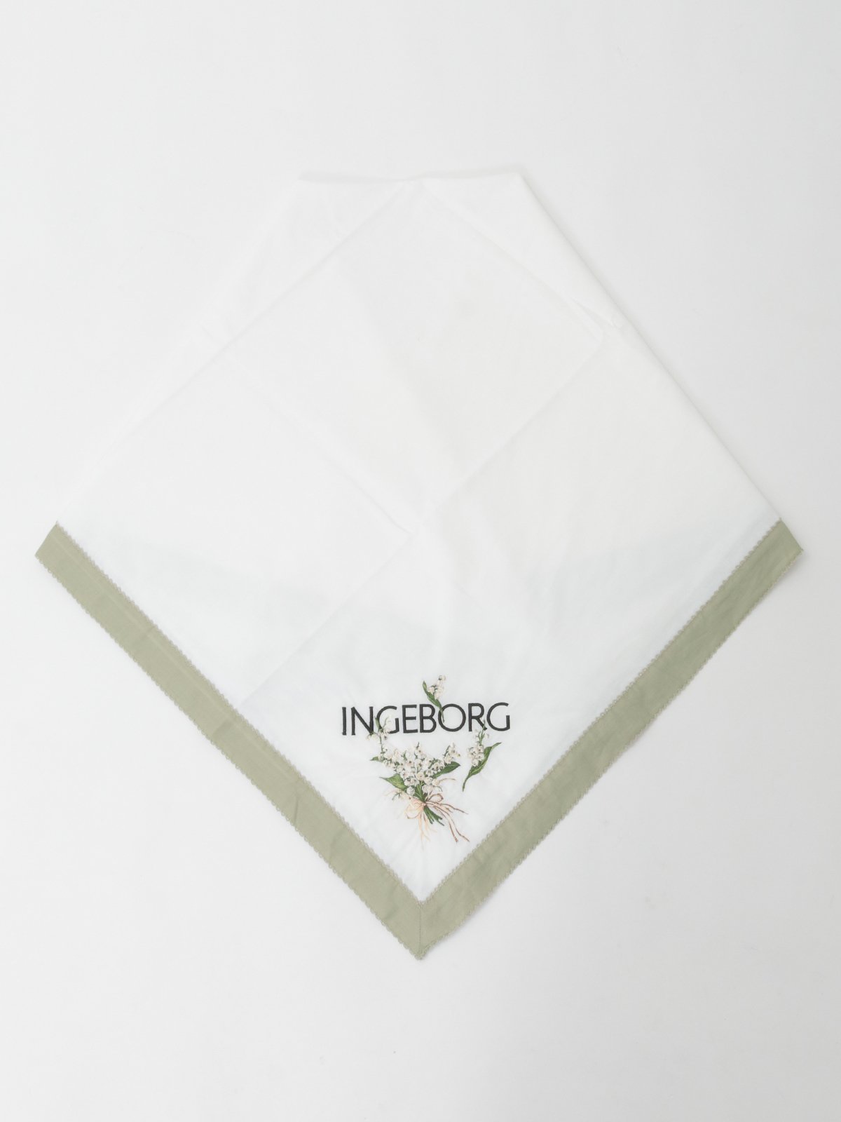 INGEBORG すずらん刺繍ストール ピンクハウス ファッション雑貨 マフラー・ストール・ネックウォーマー ホワイト ブラック ブルー ピンク【送料無料】