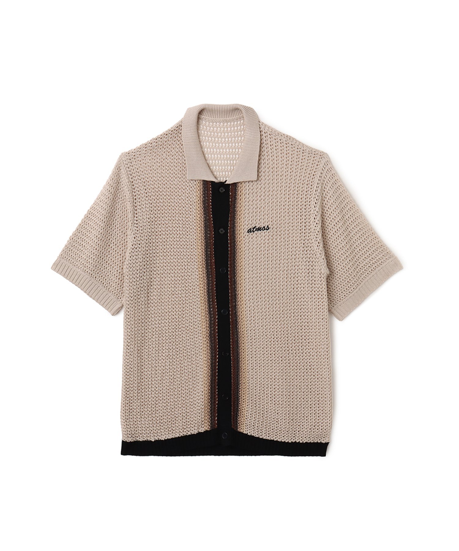 atmos atmos S/S Gradient Knit Shirt BEIGE アトモス トップス ニット ベージュ