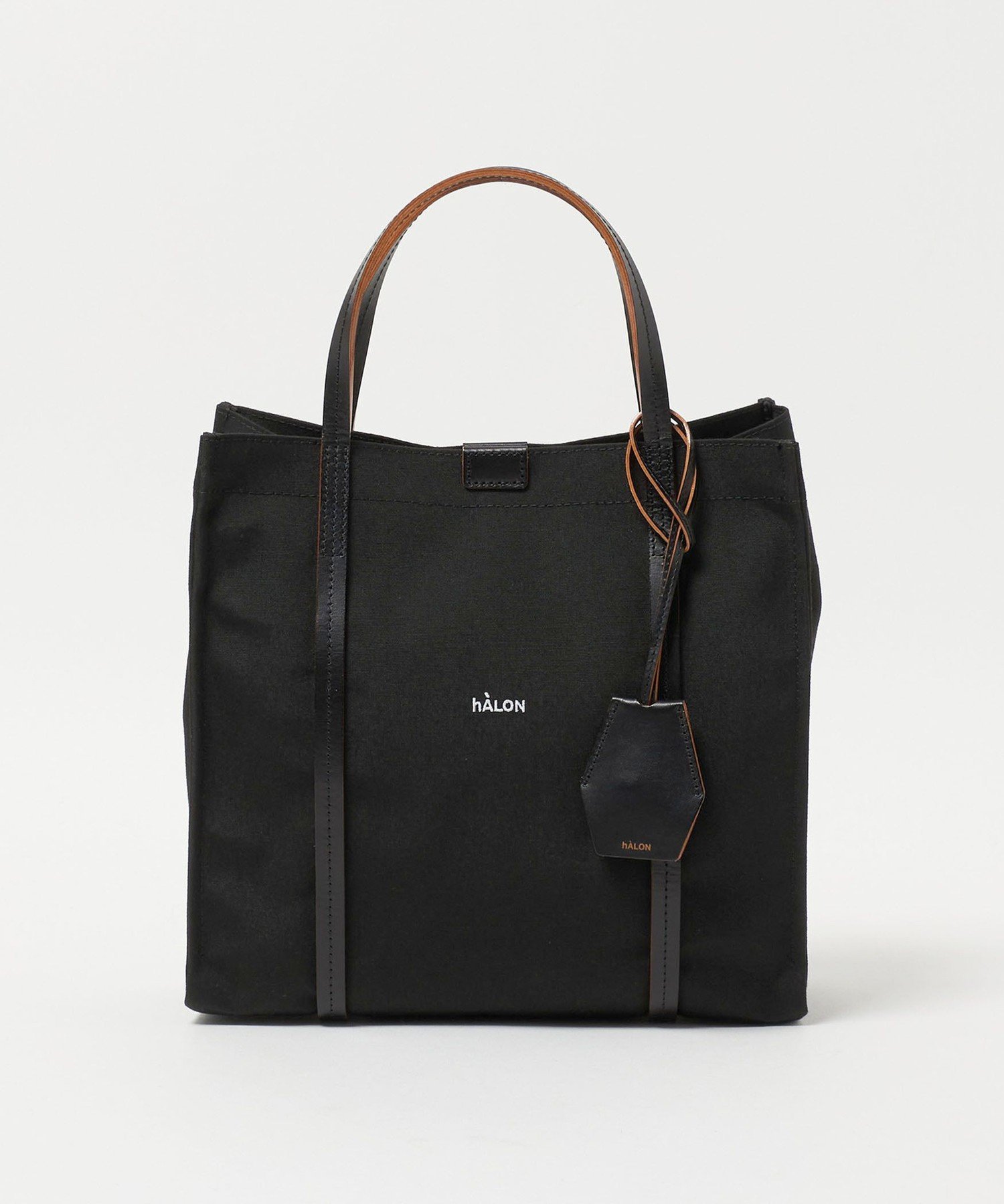 ＜hALON＞Sunbrella サンブレラ ミニトートバッグ ユナイテッドアローズ バッグ トートバッグ ブラウン ブラック
