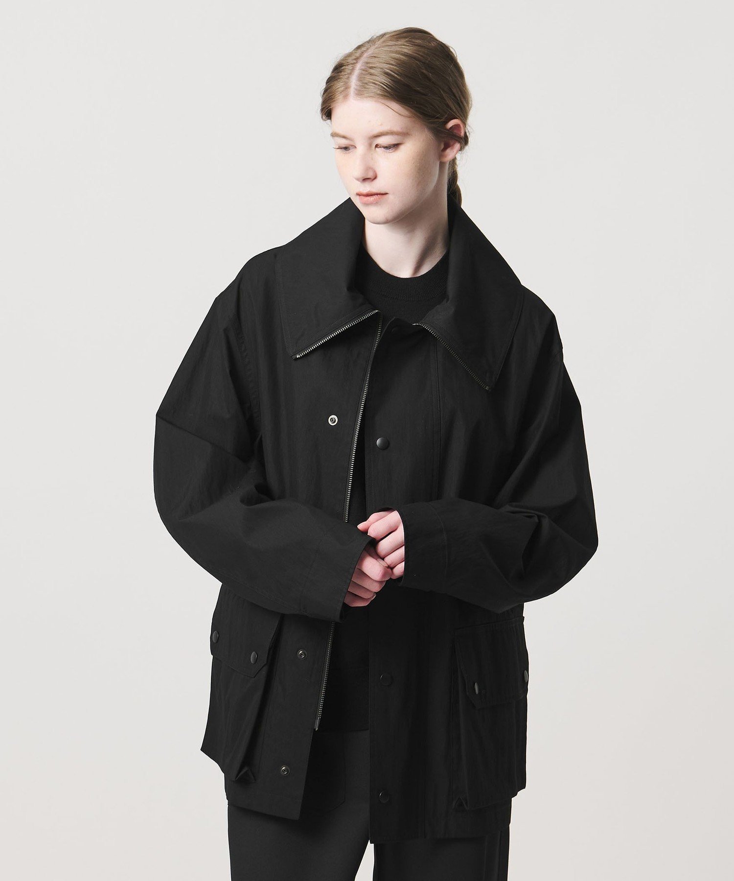 ＜LOEFF＞フィールド ジャケット UNISEX ユナイテッドアローズ ジャケット・アウター ブルゾン・ジャンパー ブラック ブラウン