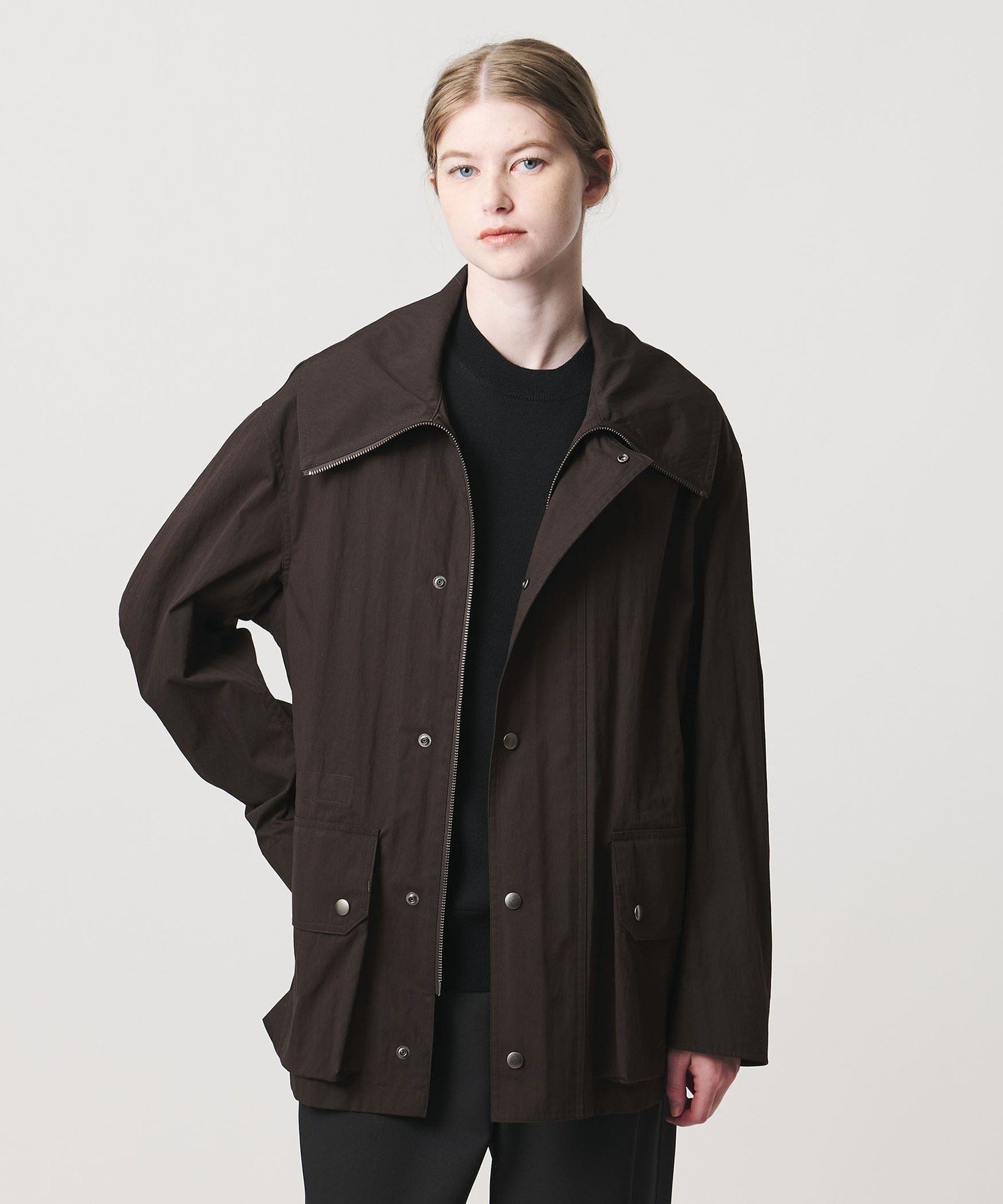 ＜LOEFF＞フィールド ジャケット UNISEX ユナイテッドアローズ ジャケット・アウター ブルゾン・ジャンパー ブラック ブラウン