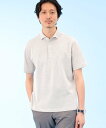 タケオキクチ ポロシャツ メンズ 【SALE／40%OFF】TAKEO KIKUCHI 【Sサイズ~】尾州 リネンメッシュ ポロシャツ タケオキクチ トップス ポロシャツ グレー ブルー ネイビー【送料無料】