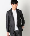 コムサイズム 服 メンズ COMME CA ISM 【セットアップ対応】 ウォッシャブル デニム調 ジャージー ジャケット コムサイズム スーツ・フォーマル スーツジャケット ブラック ネイビー【送料無料】