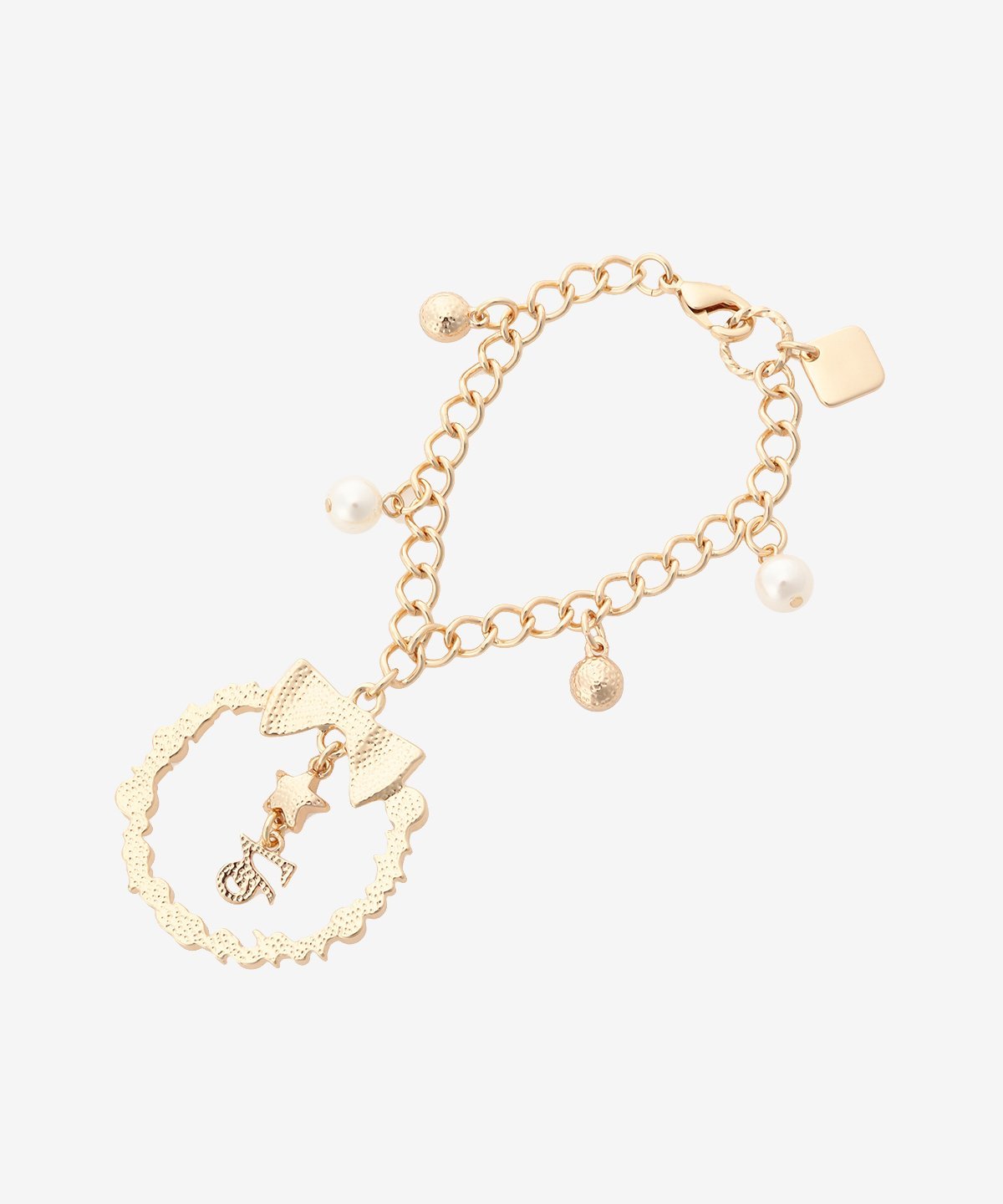& chouette 12星座バッグチャーム(やぎ座) アンドシュエット ファッション雑貨 チャーム・キーチェーン ゴールド