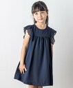 【SALE/50%OFF】Tartine et Chocolat 【日本製】レース袖付きジョーゼットワンピース(90~140cm) ベベ オンライン ストア ワ...