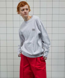 MAISON SPECIAL Connecting Embroidery Sweat メゾンスペシャル トップス スウェット・トレーナー グレー【送料無料】