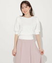 WILLSELECTION ★【展示会人気NO.2】リボンラメニットプルオーバー ウィルセレクション トップス ニット ホワイト ピンク ブラック【送..