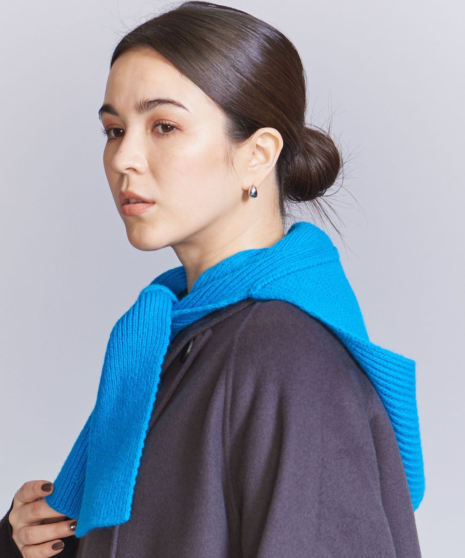 【SALE/70%OFF】BEAUTY&YOUTH UNITED ARROWS <LEVAR>ウール マフラー&バルクラバ ユナイテッドアローズ アウトレット 帽子 その他の帽子 グレー ブルー【送料無料】