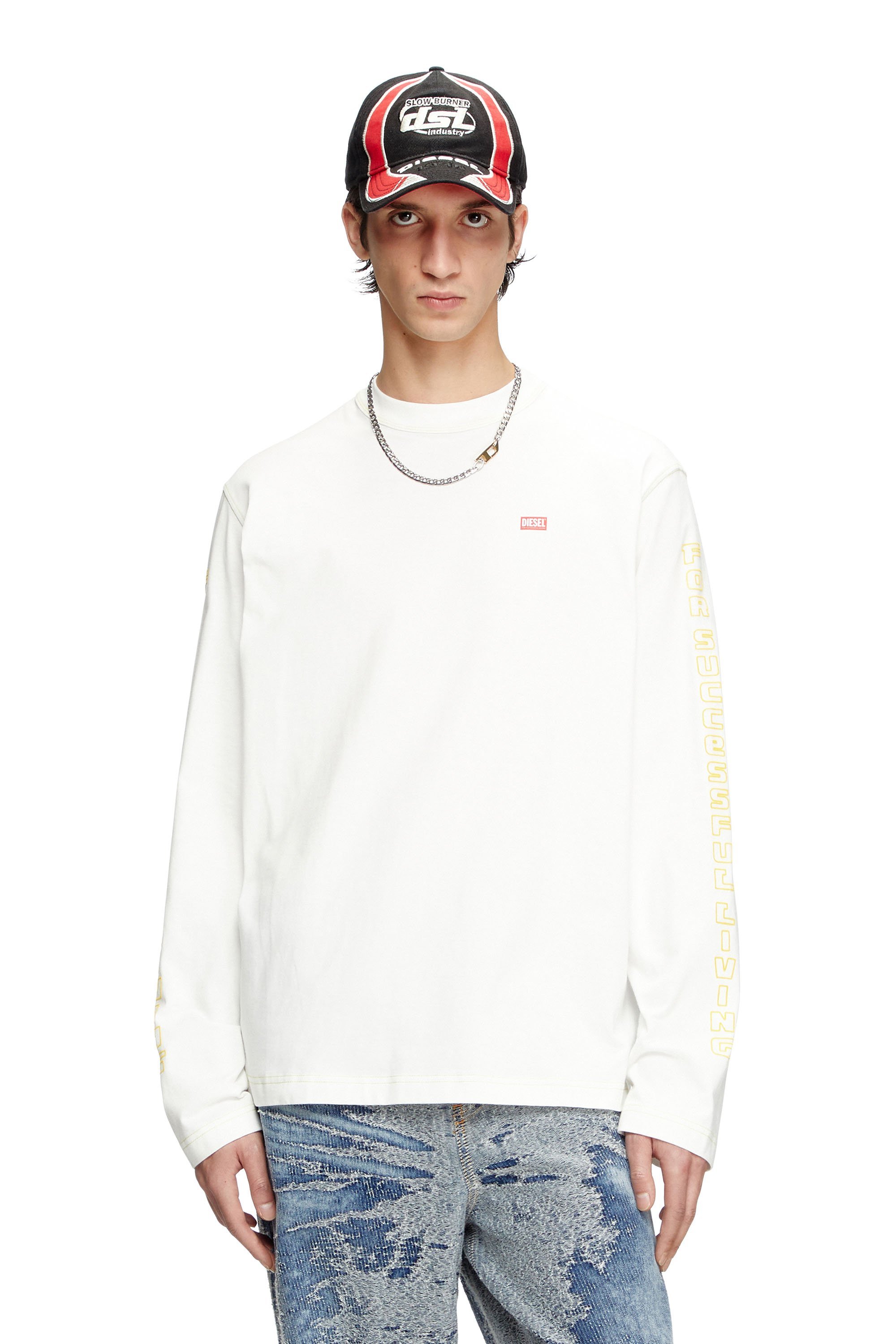 楽天市場】カットソー 長袖(ブランドディーゼル)(Tシャツ 楽天市場】カットソー 長袖(ブランドディーゼル)(Tシャツ
