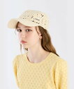 To b. by agnes b. WX46 CAP フラワーペーパーキャップ アニエスベー 帽子 キャップ ホワイト【送料無料】