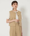 【SALE/10%OFF】UNITED ARROWS green label relaxing P/LI ジレ プルオーバー -マシンウォッシャブル・ストレッチ...