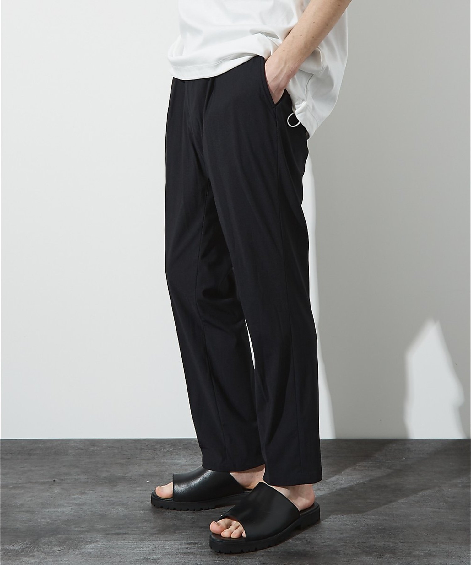 【SALE／20%OFF】ABAHOUSE LASTWORD 【常に適温 / 37.5 Technology】 1プリーツ イージーパンツ/ハ アバハウス パンツ その他のパンツ カーキグリーン グレー ブラック【送料無料】