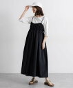 【SALE/50%OFF】natural by clip ギャザーキャミサロペット スタディオクリップ オールインワン・オーバーオール オーバーオール・サロペッ...