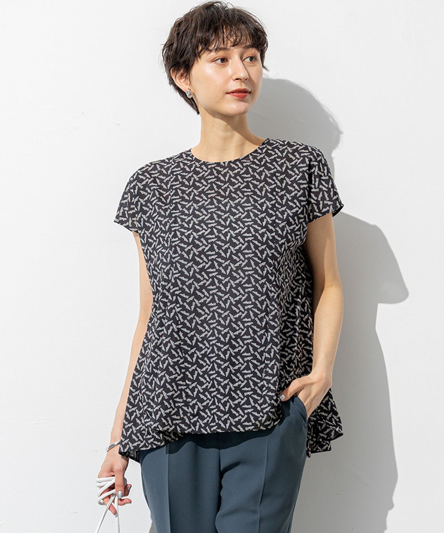 美品23区シャツ 楽天市場】23区(長さ(袖)半袖)(シャツ・ブラウス|トップス