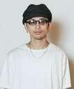 CA4LA ONE LAP CAS PL カシラ 帽子 キャスケット ブラック【送料無料】