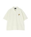 PEARLY GATES アクセンシャルゼブラワッフル半袖ポロシャツ パーリーゲイツ トップス ポロシャツ ホワイト ネイビー【送料無料】