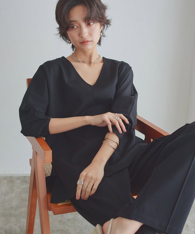 RASW [RASW]2wayハイストレッチ多機能ドルマントップス ピエロ トップス カットソー・Tシャツ ホワイト ブラック