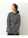 RODEO CROWNS WIDE BOWL SHARE LOOSE BORDER L/S Tシャツ ロデオクラウンズワイドボウル シャツ/ブラウス 長袖シャツ ブラック イエロー ベージュ ブルー