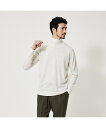 【SALE/30%OFF】ABAHOUSE LASTWORD 【カシミヤブレンド】ハイゲージ タートルネック ニット アバハウス トップス ニット ブラック グレー グリーン ホワイト【送料無料】